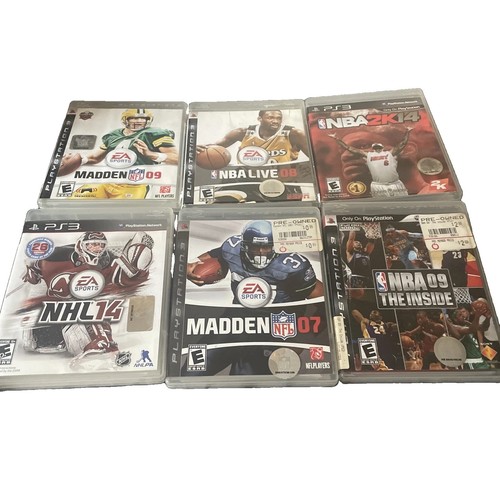 Ps3 sports game lot 6 - ps3, of